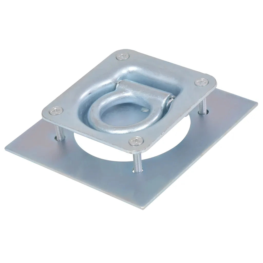 Anéis de fixação para atrelados 8 pcs aço galvanizado 2000 kg