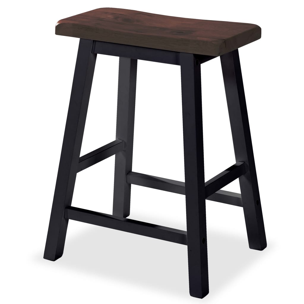 vidaXL Conjunto de bar 3 pcs MDF preto