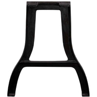 vidaXL Pernas p/ mesa de jantar 2 pcs estrutura em A ferro fundido