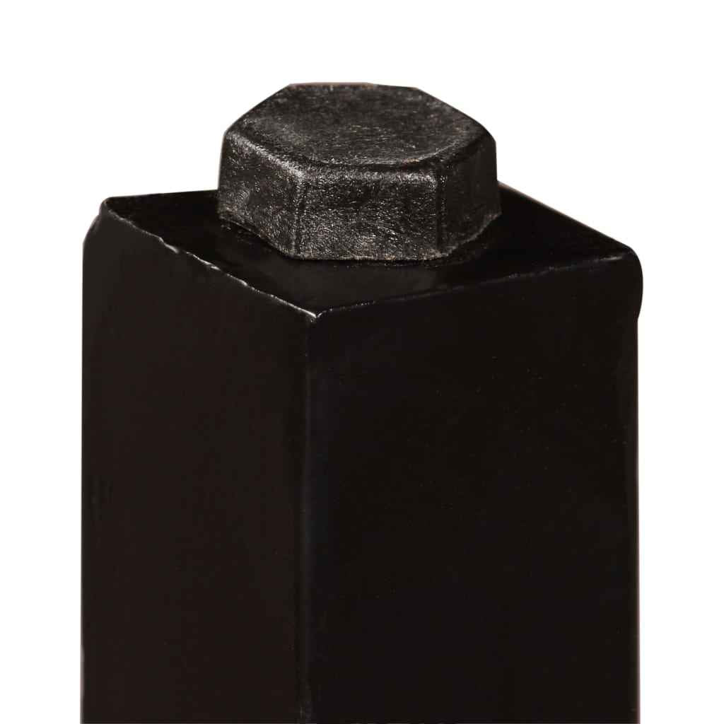 vidaXL Mesa de bar em madeira recuperada maciça 60x60x107 cm