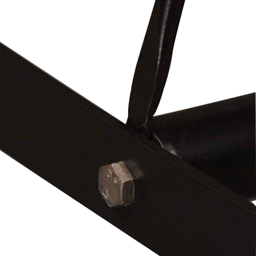 vidaXL Mesa de bar em madeira recuperada maciça 60x60x107 cm