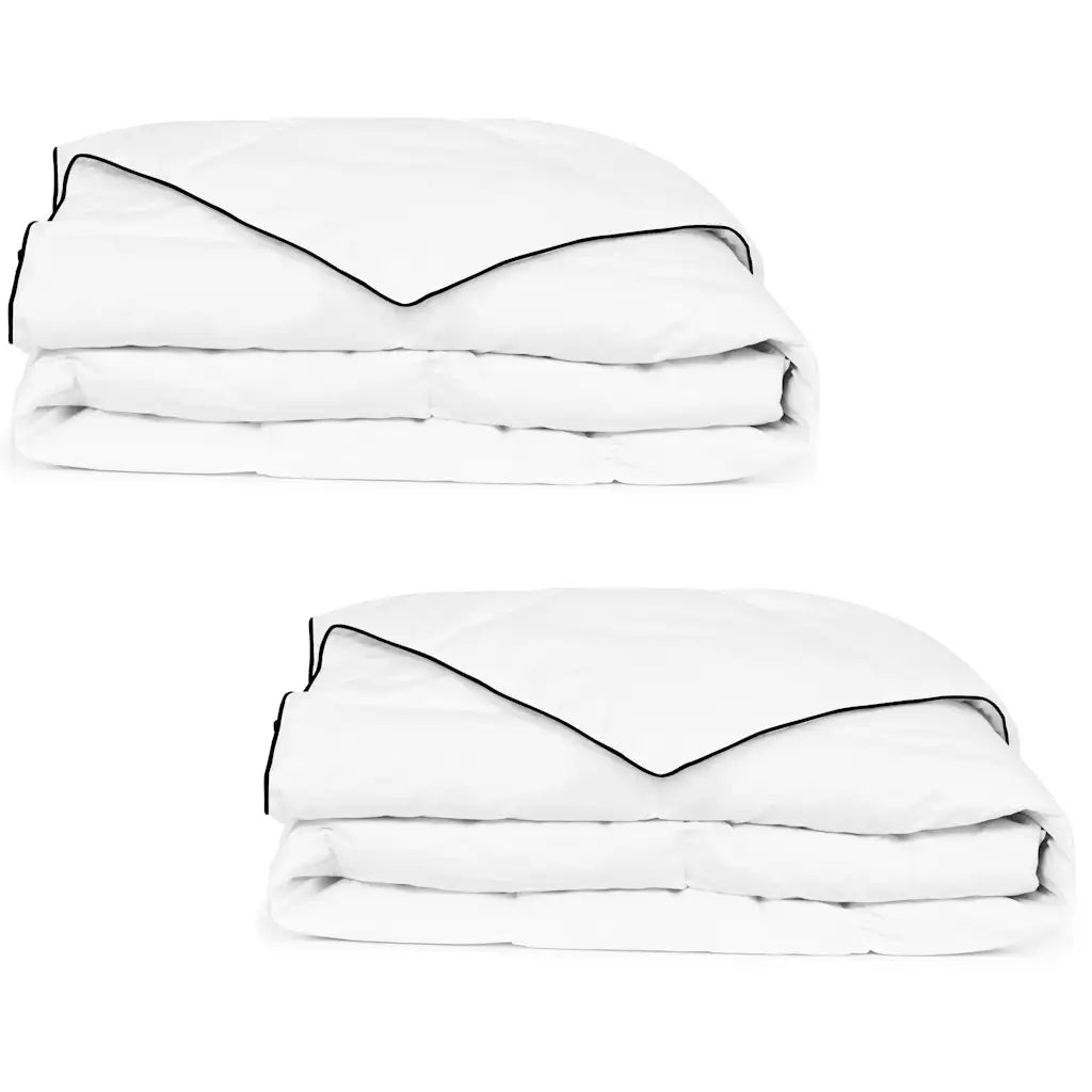 Edredão de inverno penugem 2 pcs 140x200 cm