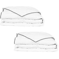 Edredão de inverno penugem 2 pcs 140x200 cm