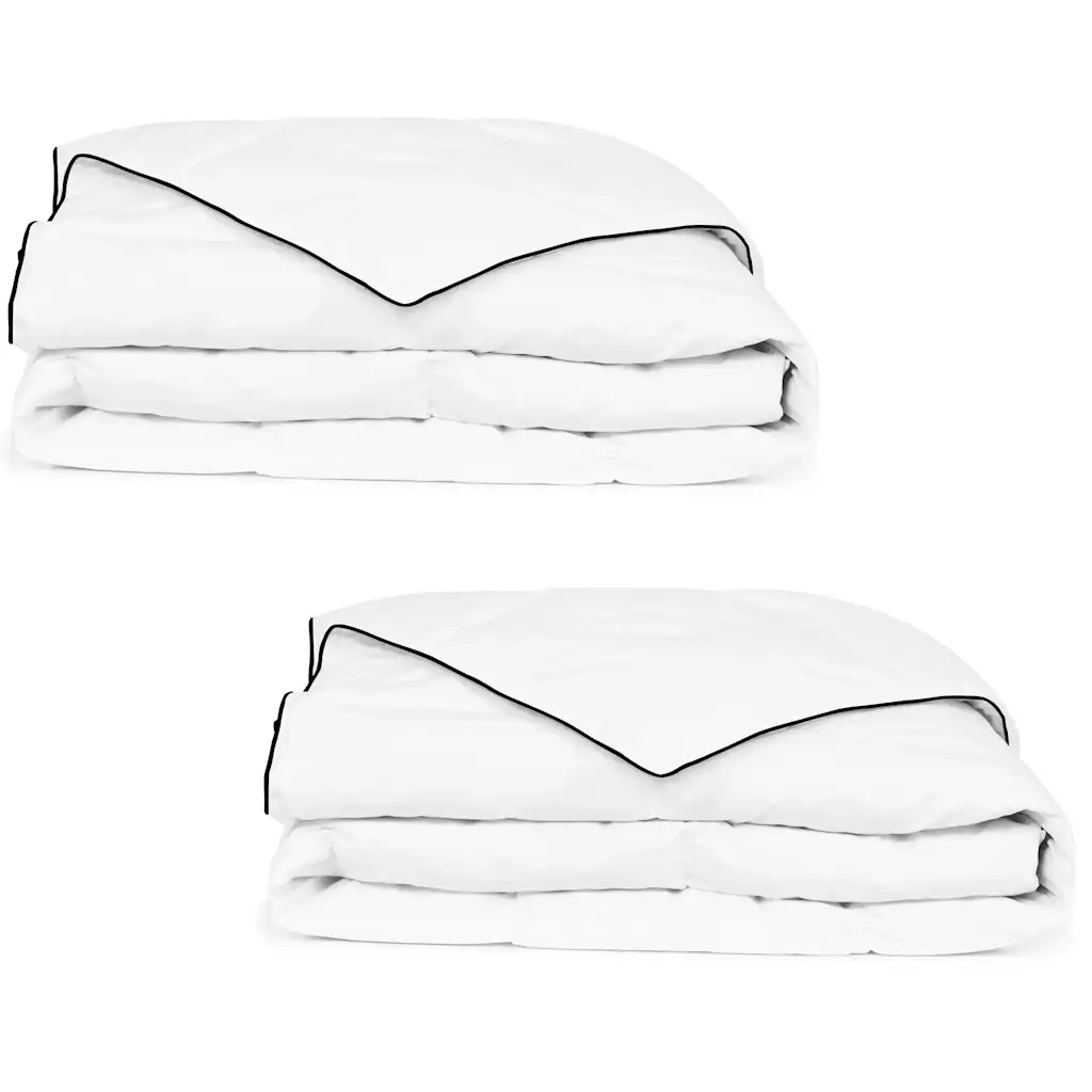 Edredão de inverno penugem 2 pcs 150x200 cm