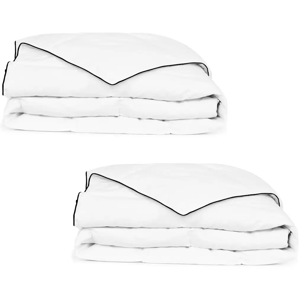 Edredão de inverno penugem 2 pcs 155x220 cm