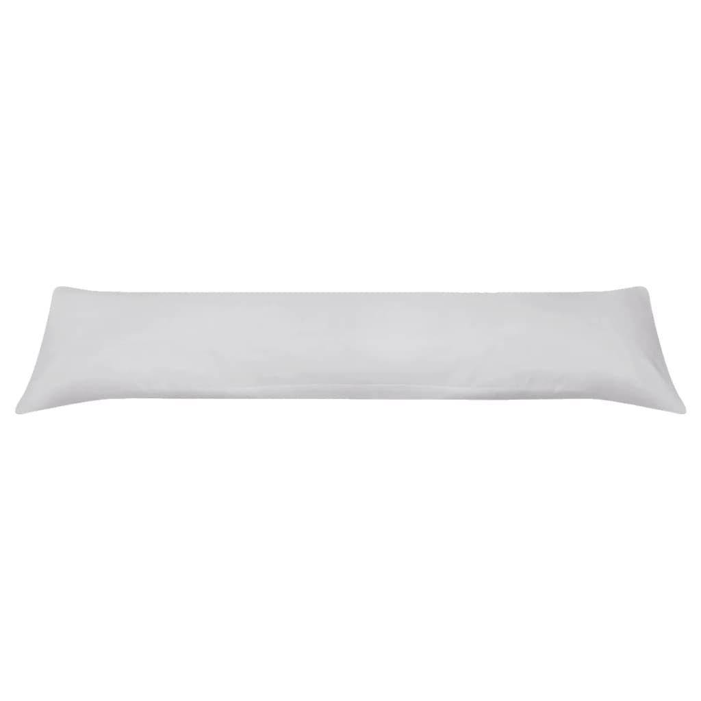 vidaXL Almofada p/ dormir de lado 40x145 cm cinzento