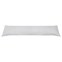 vidaXL Almofada p/ dormir de lado 40x145 cm cinzento