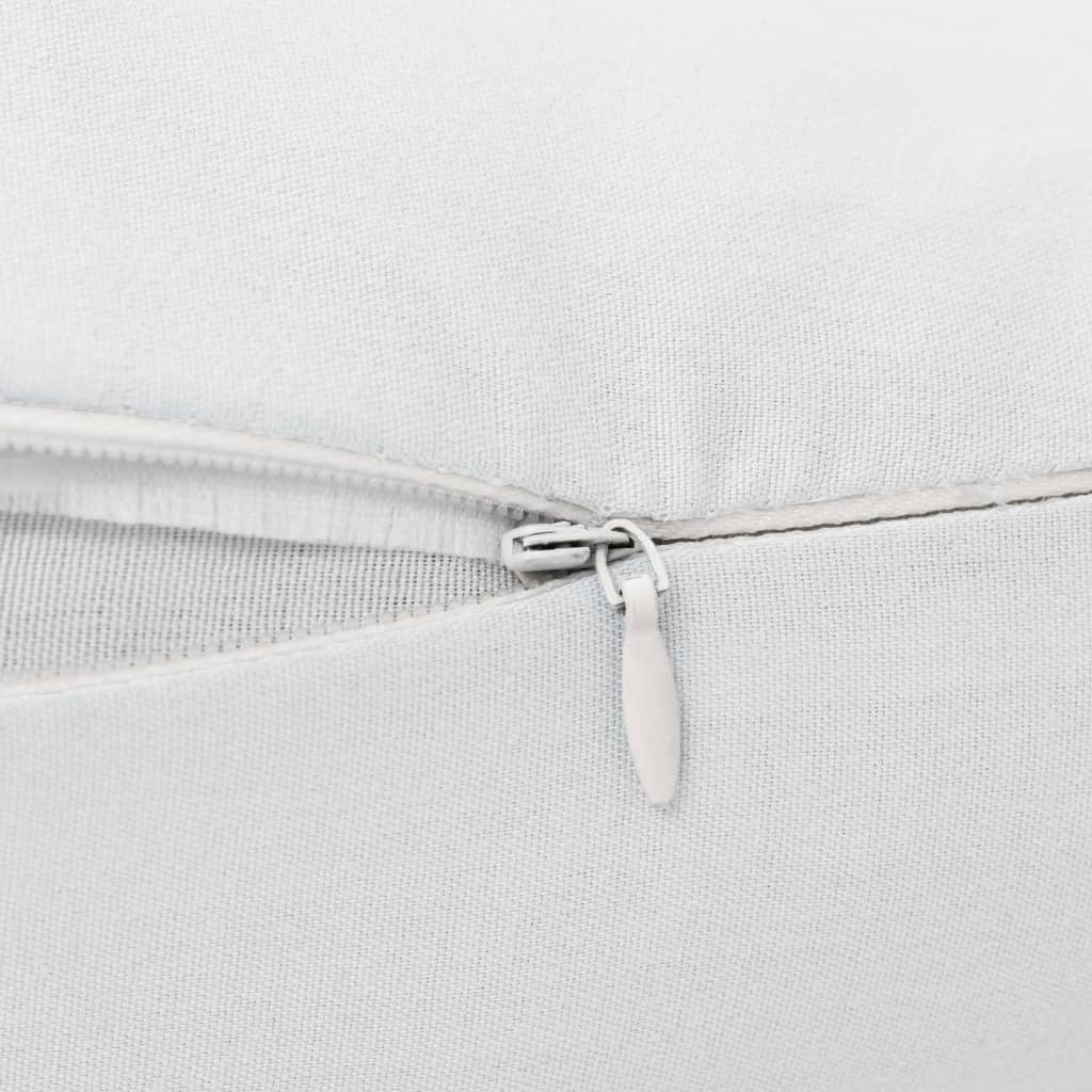 vidaXL Almofada de gravidez em forma de J 54x(36-43) cm branco