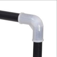 vidaXL Sapateira com 4 prateleiras metal e plástico preto