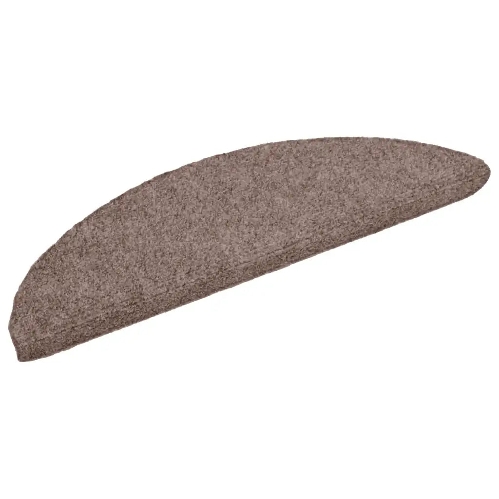 Tapetes de escada autoadesivos 15 peças 56x17x3 cm  claro meia-lua