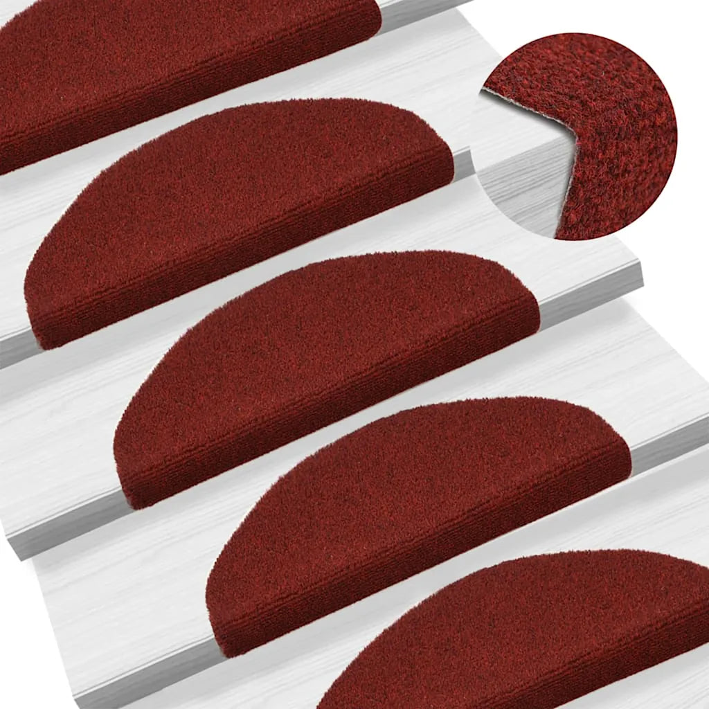 Tapetes de escada adesivos 15 pcs 65x21x4 cm