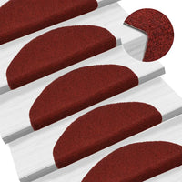 Tapetes de escada adesivos 15 pcs 65x21x4 cm