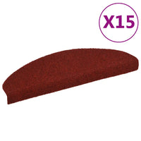 Tapetes de escada adesivos 15 pcs 65x21x4 cm
