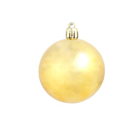 vidaXL Conjunto de bolas de natal 100 pcs 3/4/6 cm dourado