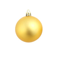 vidaXL Conjunto de bolas de natal 100 pcs 3/4/6 cm dourado