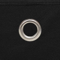 vidaXL Caixas arrumação 4 pcs tecido-não-tecido (TNT) 32x32x32cm preto