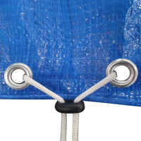 vidaXL Cobertura para trampolim PE 300 cm 90 g/m²