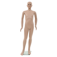 Manequim criança completo base de vidro 140 cm