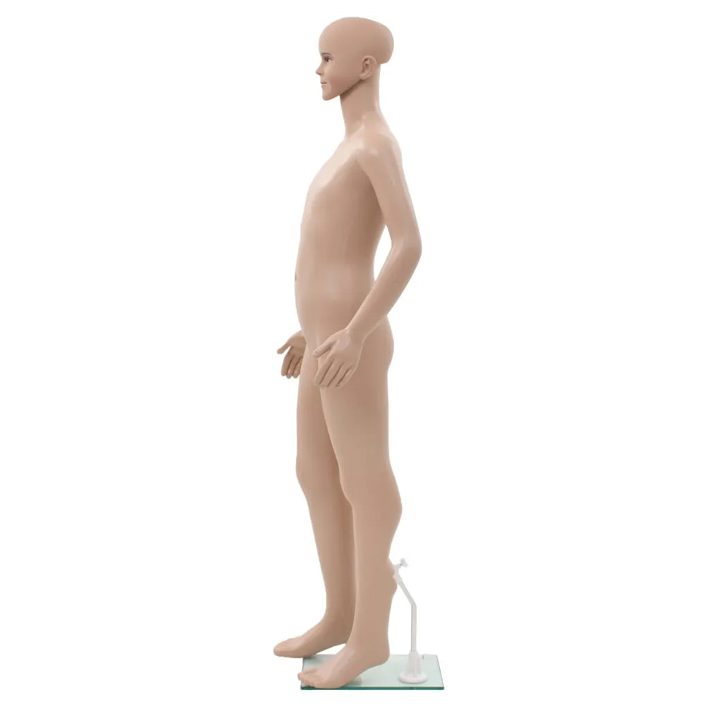 Manequim criança completo base de vidro 140 cm