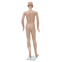 Manequim criança completo base de vidro 140 cm
