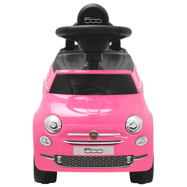 Carro de passeio Fiat 500 rosa
