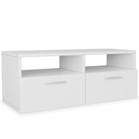 vidaXL Móveis de TV 2 pcs aglomerado 95x35x36 cm branco