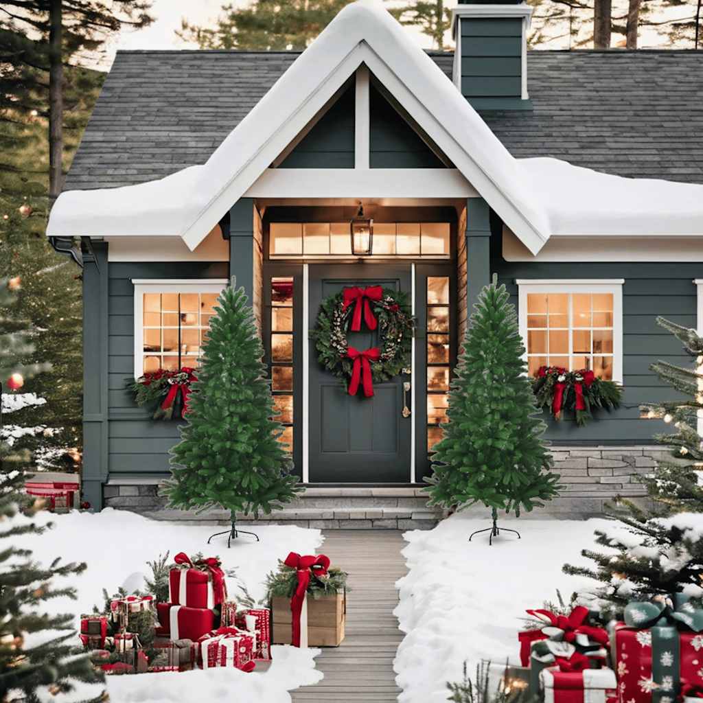 vidaXL Árvore de Natal artificial agulhas realistas 150 cm verde