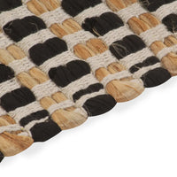 Conjunto de tapetes de WC artesanais juta natural e