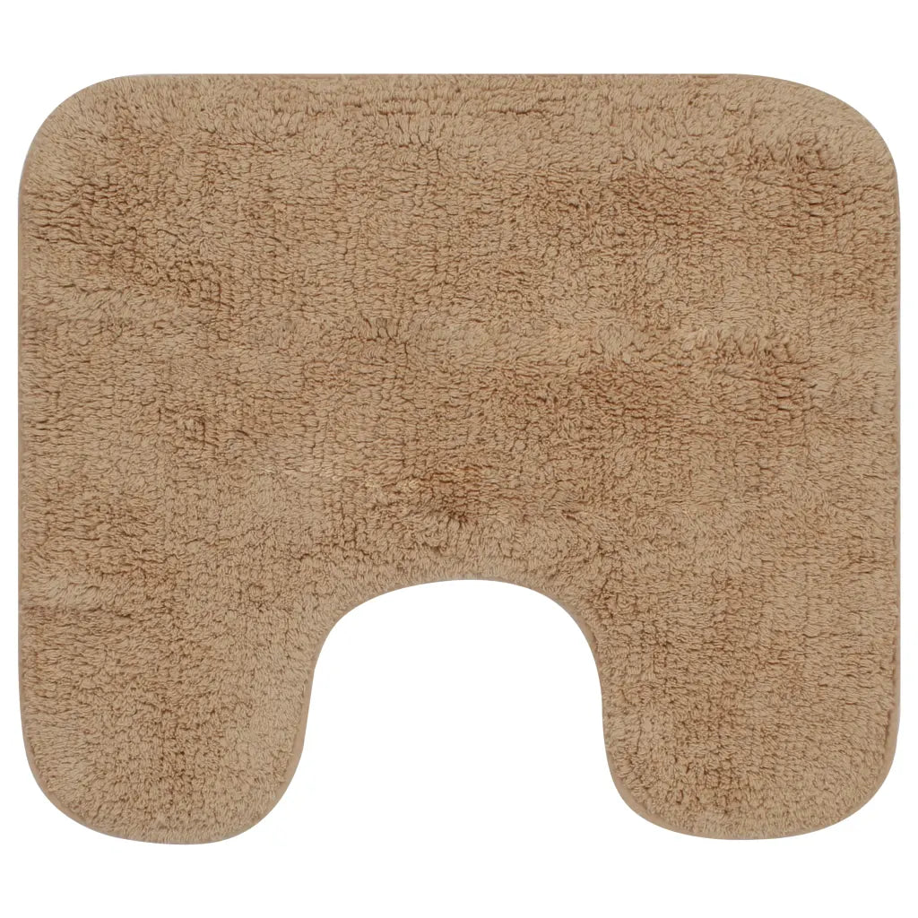 Conjunto tapetes de casa de banho 3 pcs tecido