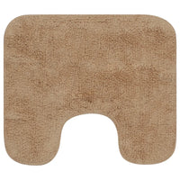 Conjunto tapetes de casa de banho 3 pcs tecido