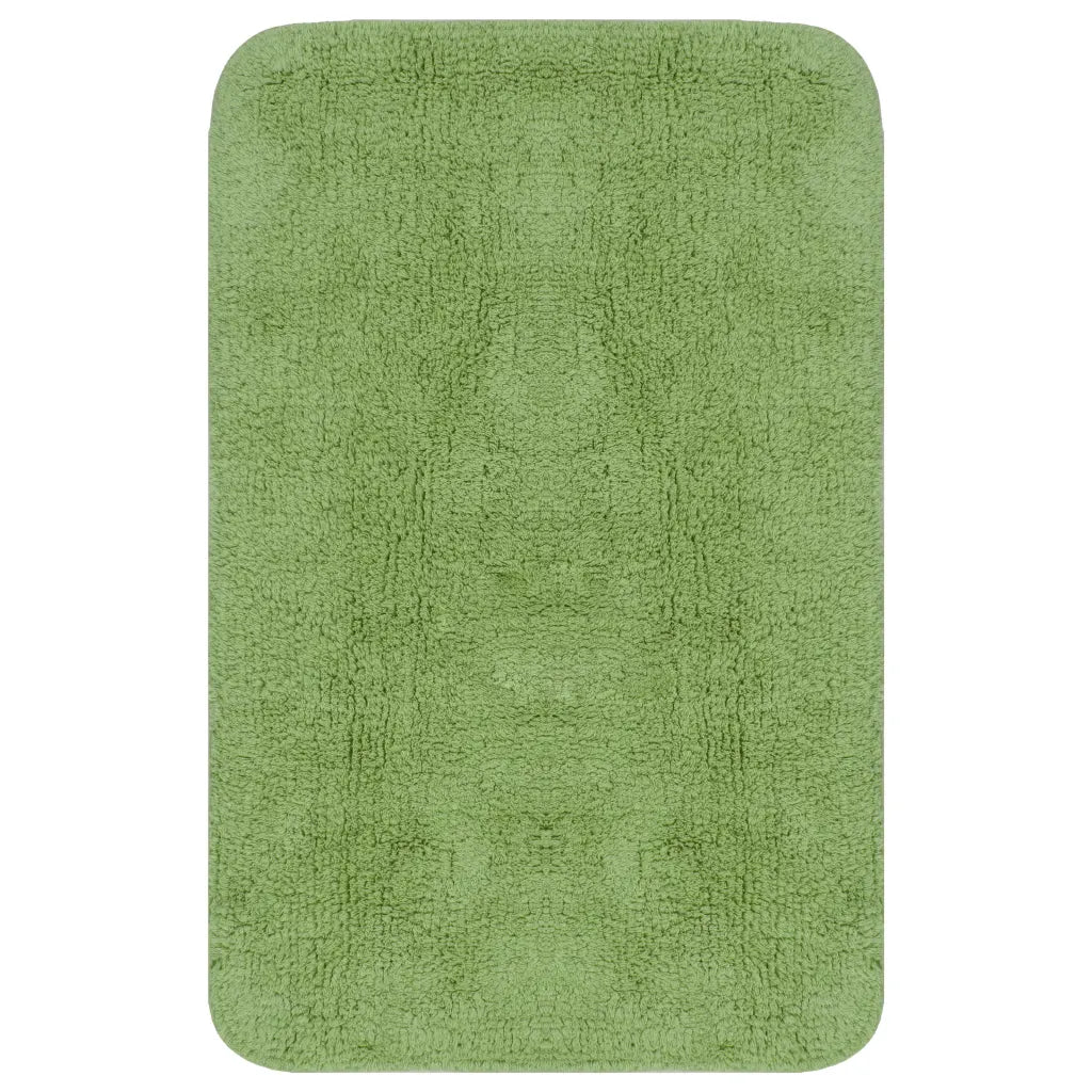 Conjunto tapetes de casa de banho 3 pcs tecido