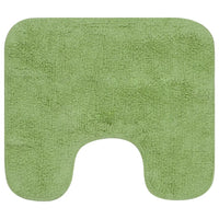 Conjunto tapetes de casa de banho 3 pcs tecido