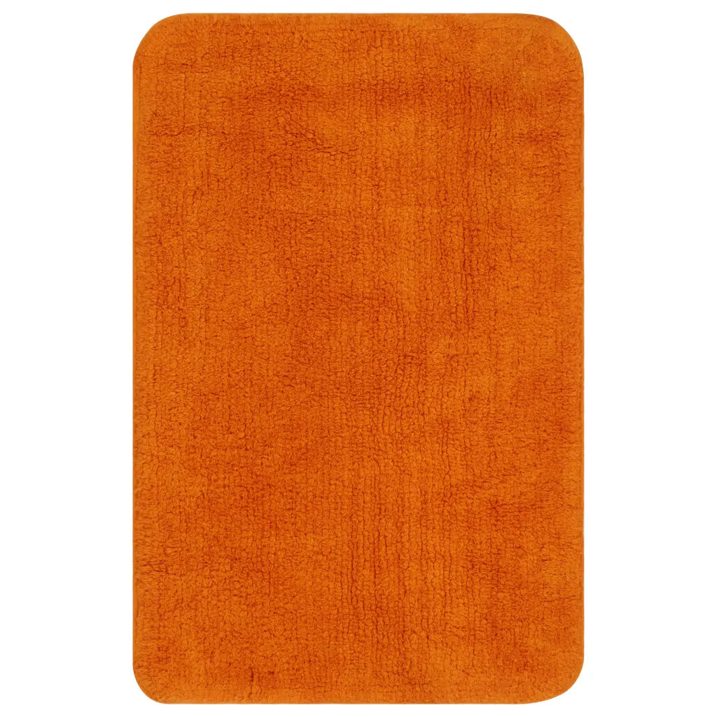 Conjunto tapetes de casa de banho 3 pcs tecido