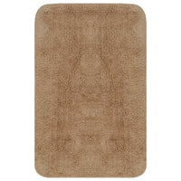 Conjunto tapetes de casa de banho 2 pcs tecido