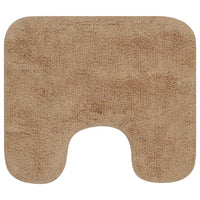 Conjunto tapetes de casa de banho 2 pcs tecido