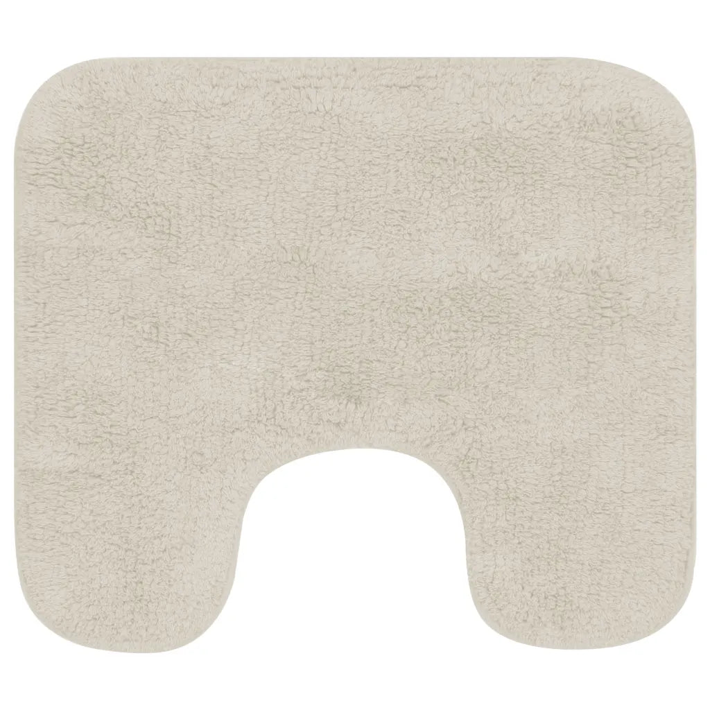 Conjunto tapetes de casa de banho 2 pcs tecido
