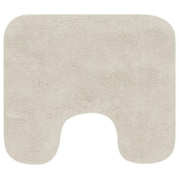 Conjunto tapetes de casa de banho 2 pcs tecido