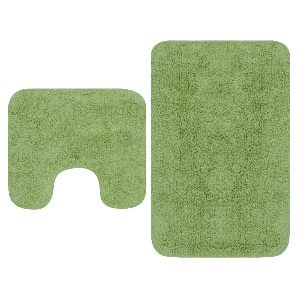Conjunto tapetes de casa de banho 2 pcs tecido
