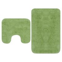 Conjunto tapetes de casa de banho 2 pcs tecido