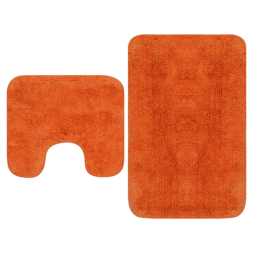 Conjunto tapetes de casa de banho 2 pcs tecido