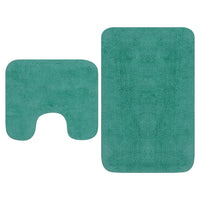 Conjunto tapetes de casa de banho 2 pcs tecido