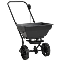Carrinho de mão distribuidor de sal PVC e aço 80x46x75 cm 15 L