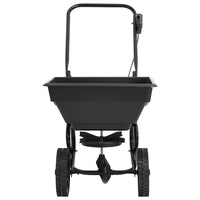 Carrinho de mão distribuidor de sal PVC e aço 80x46x75 cm 15 L