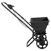 Carrinho de mão distribuidor de sal PVC e aço 80x46x75 cm 15 L