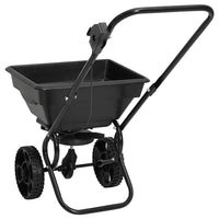 Carrinho de mão distribuidor de sal PVC e aço 80x46x75 cm 15 L