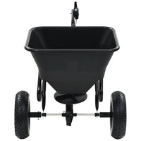 Reboque distribuidor de sal PVC e aço 125x74x79 cm 45 L