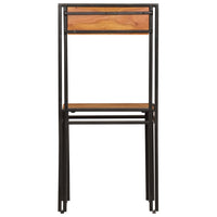 vidaXL Cadeiras de jantar 2 pcs madeira acácia maciça