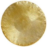 vidaXL Mesa de centro em alumínio martelado 70x30 cm bronze