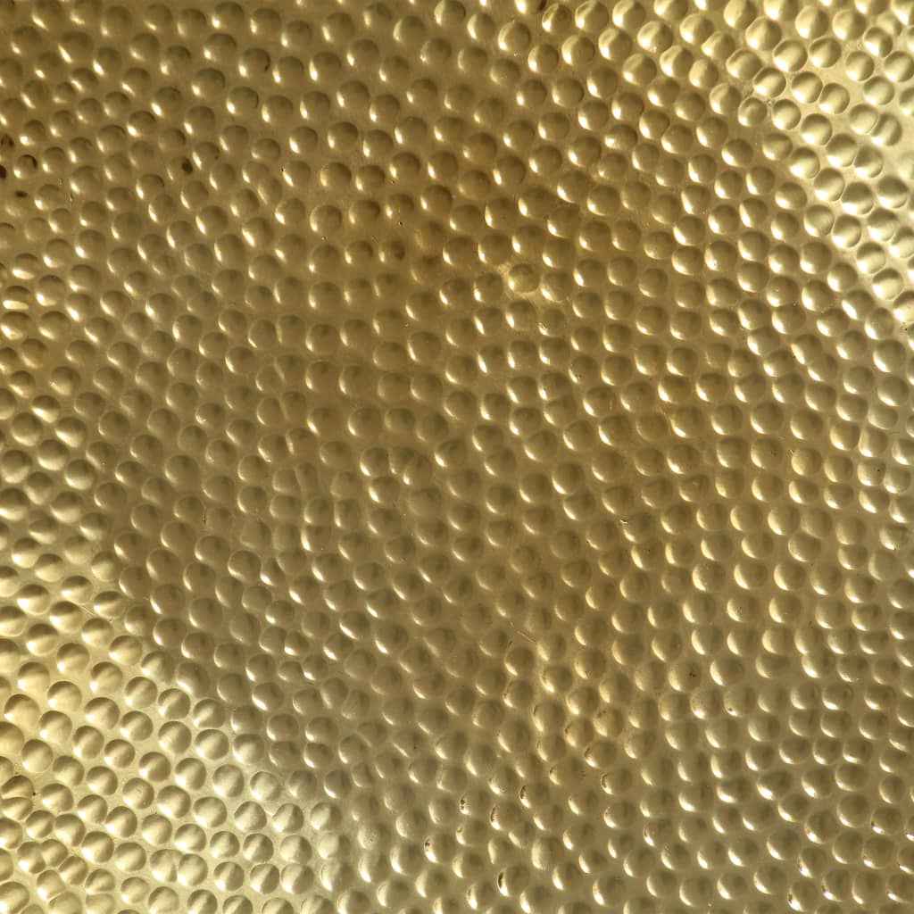 vidaXL Mesa de centro em alumínio martelado 70x30 cm bronze