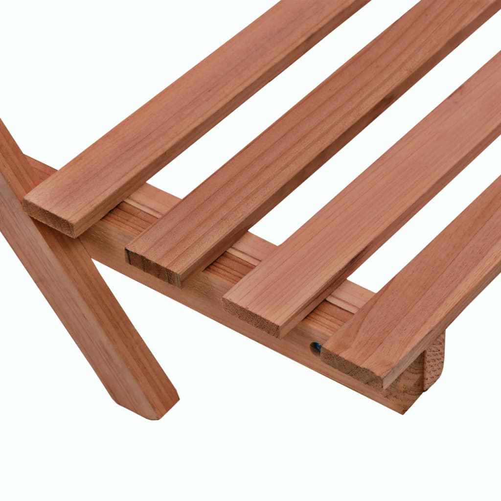 vidaXL Suporte para plantas de 3 níveis madeira de cedro 48x45x40 cm